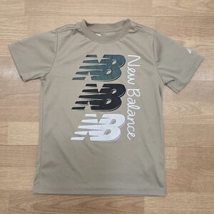 New Balance Boys' Tan Logo Graphic Tee